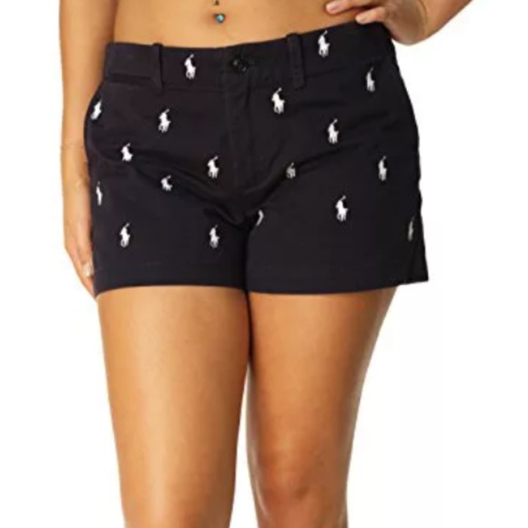 ralph lauren allover pony shorts